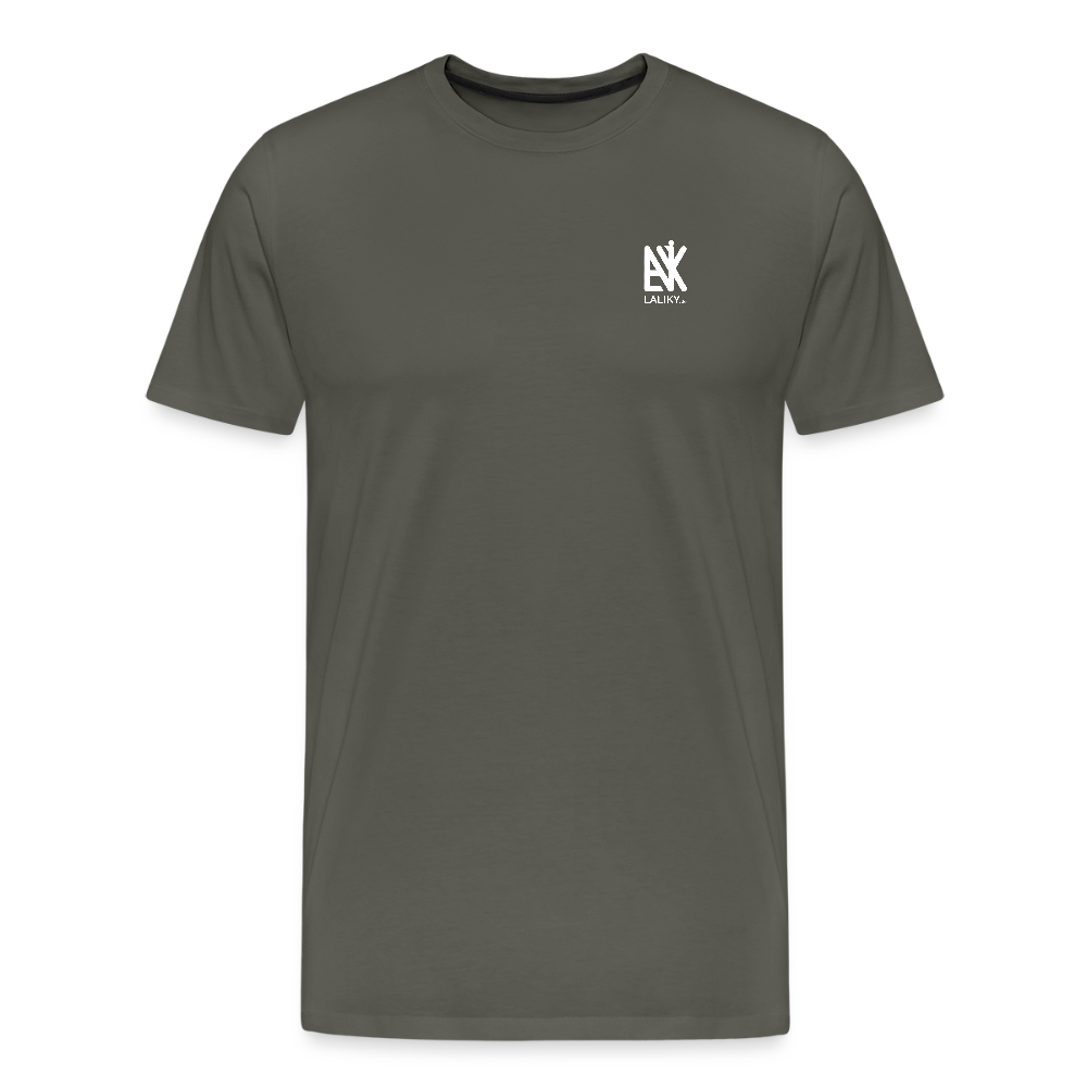 Männer Premium T-Shirt - Schwanewede - Asphalt