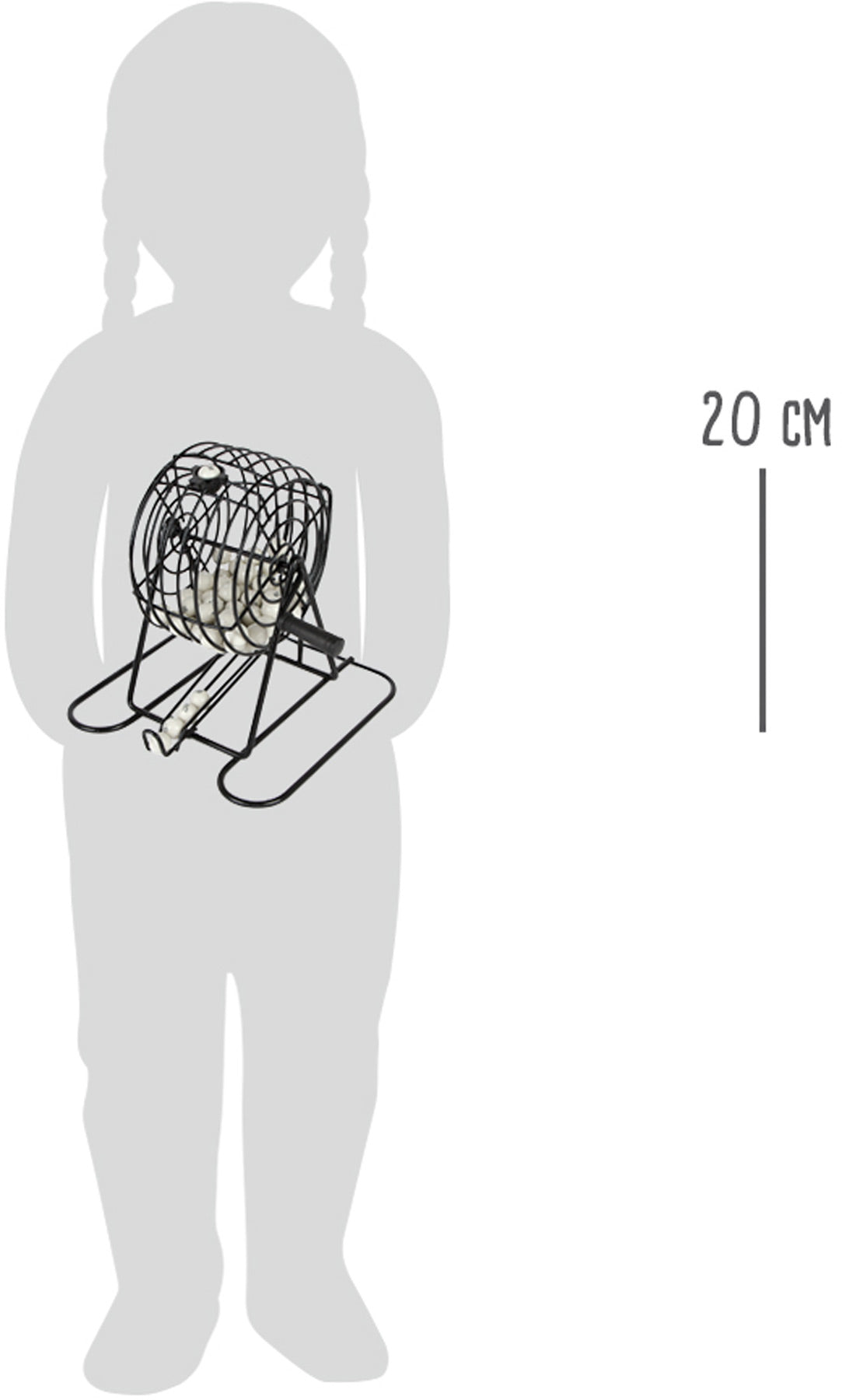 Bingotrommel mit Zubehör