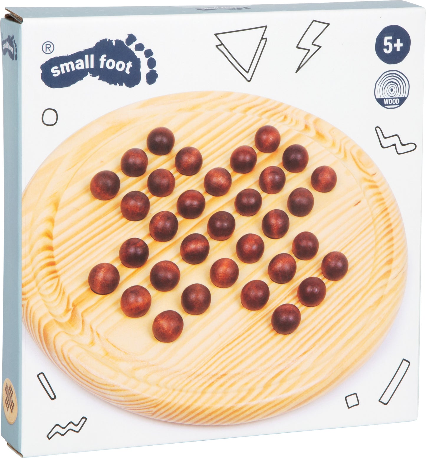 Solitär Holzkugel