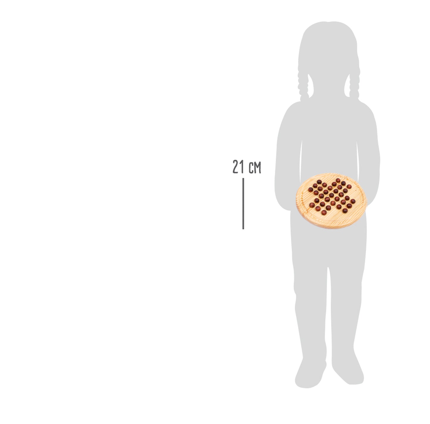 Solitär Holzkugel