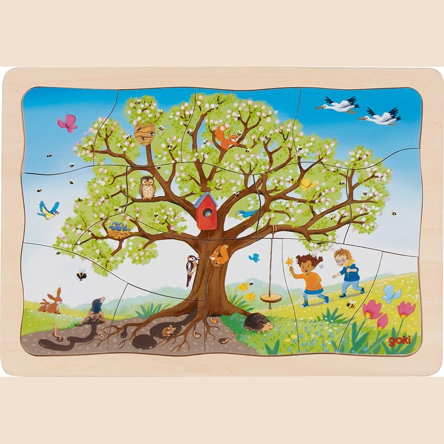 Schichtenpuzzle Mein Apfelbaum