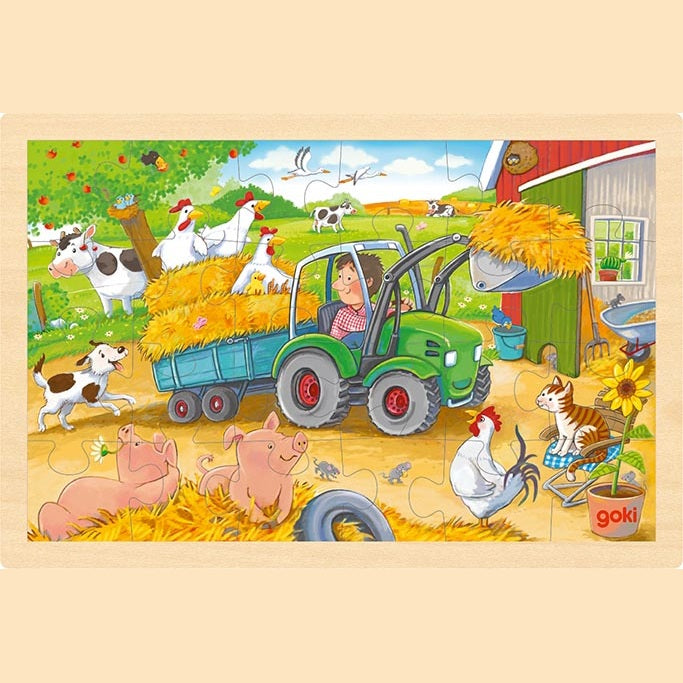 Einlegepuzzle Kleiner Traktor