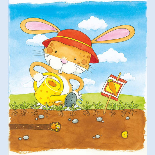 Schichtenpuzzle Gemüsebeet