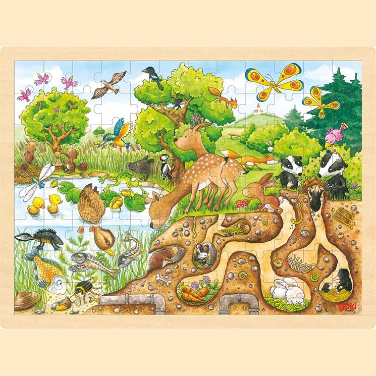 Einlegepuzzle Erlebnis Natur