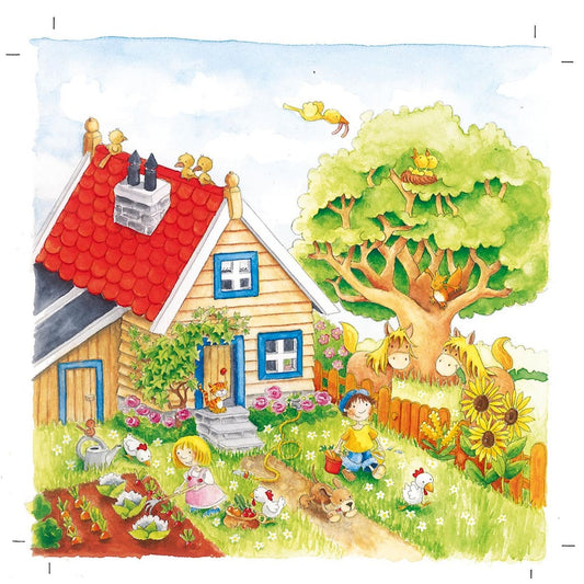 Schichtenpuzzle Jahreszeiten