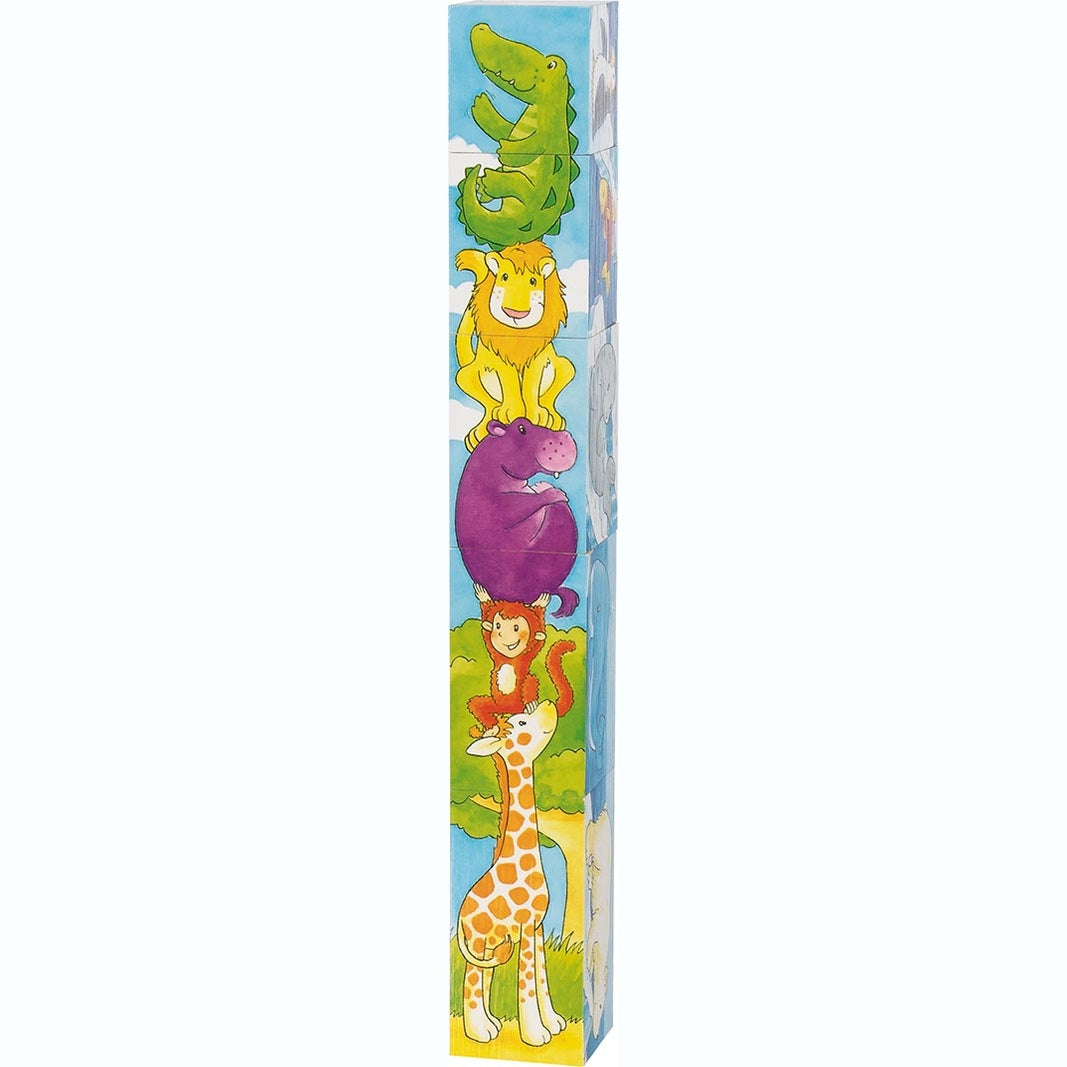 Würfelpuzzle Safari und Arktis