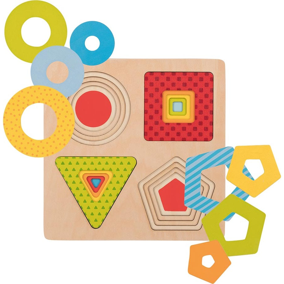 Schichtenpuzzle Formen