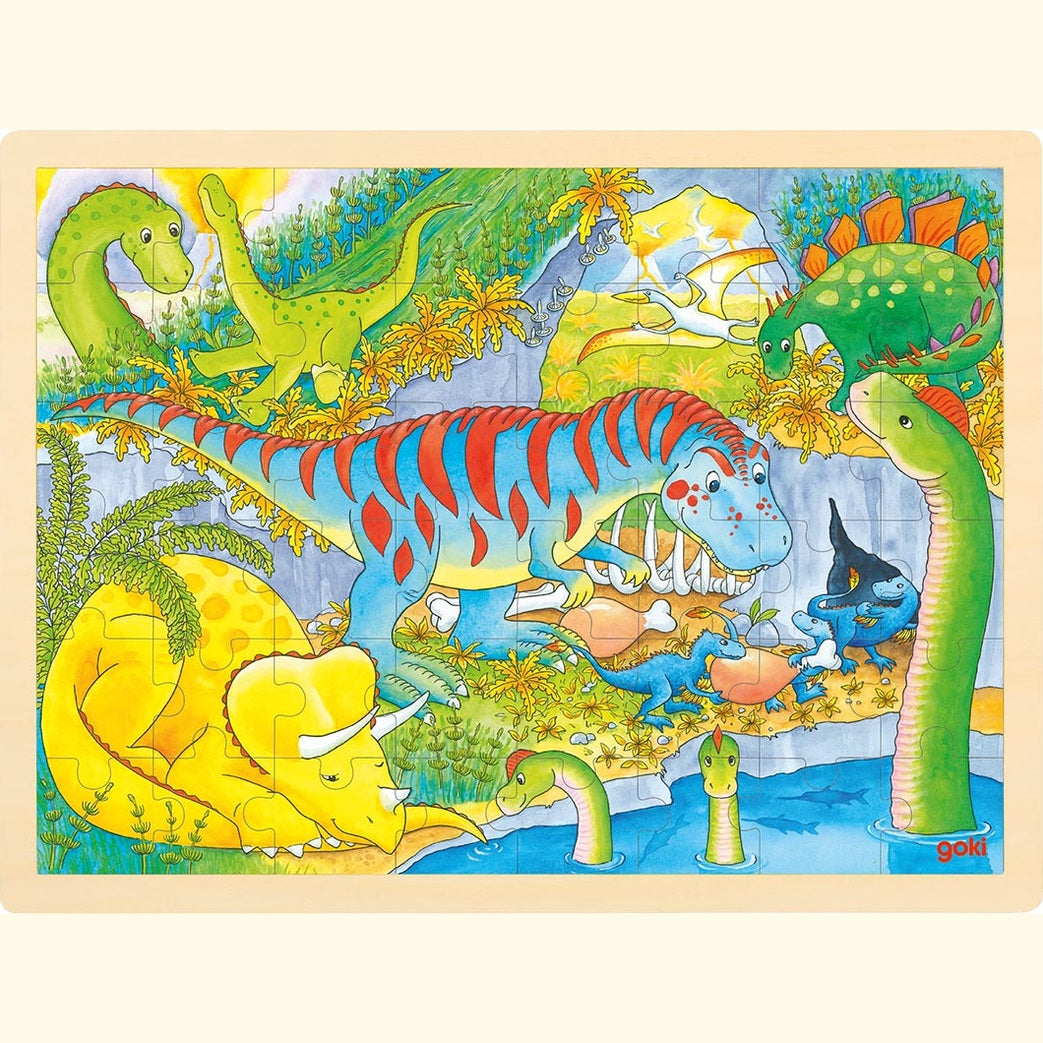 Einlegepuzzle Dinosaurier