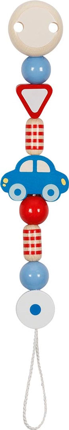 Schnullerkette mit liebevollen Motiven aus Naturmaterialien für Babys und Kleinkinder