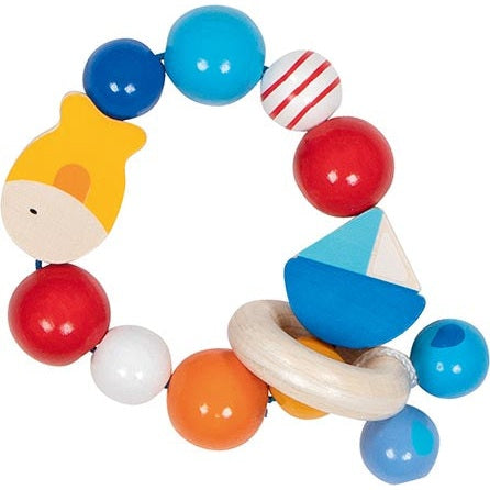 Greifling Elastik Babyspielzeug mit verschiedenen Formen und Motiven