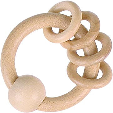 Greifling Nature – Natürliches Babyspielzeug aus Holz