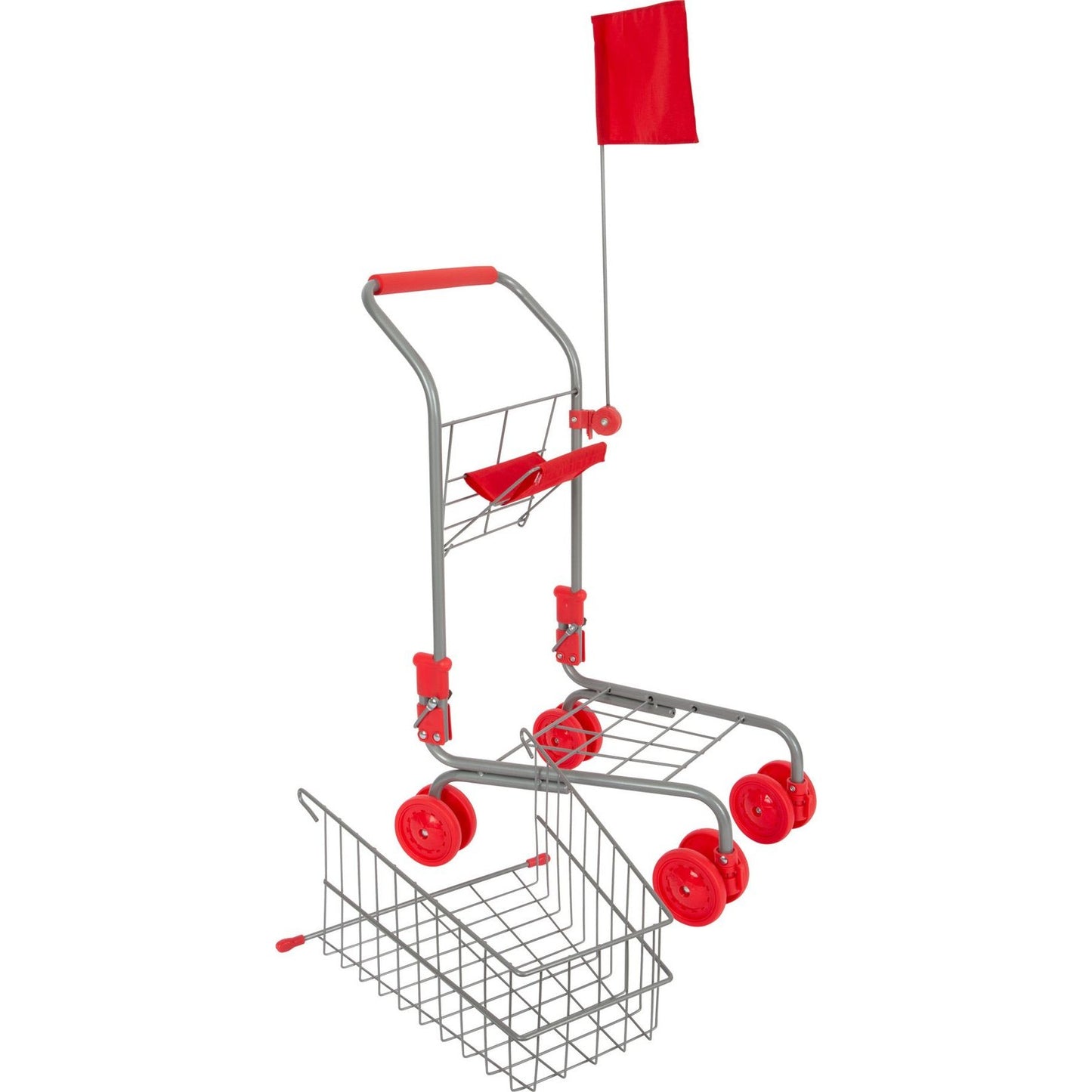 Einkaufswagen silber