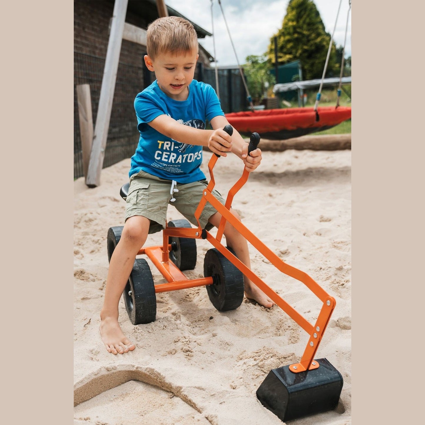 Bagger mit Rädern