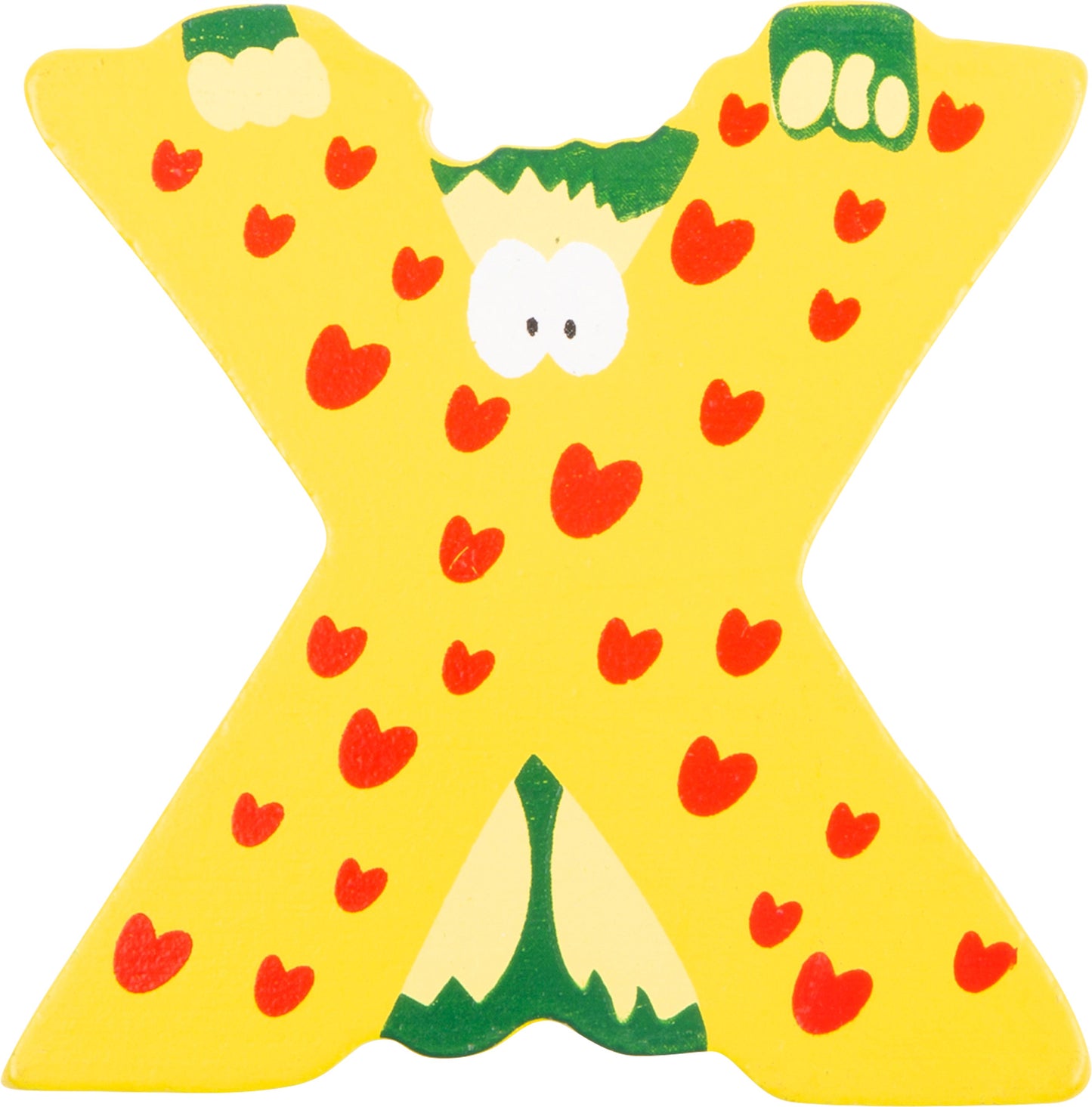 Holzbuchstabe Tiere X