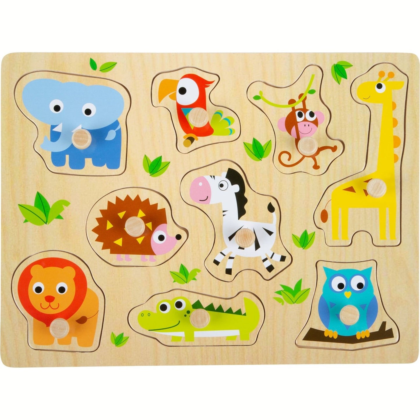 Setzpuzzle Zootiere