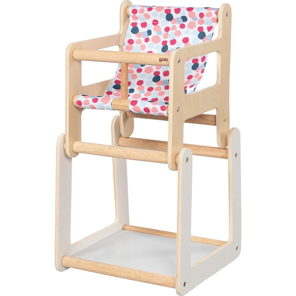 Puppenhochstuhl mit Tisch, 2in1