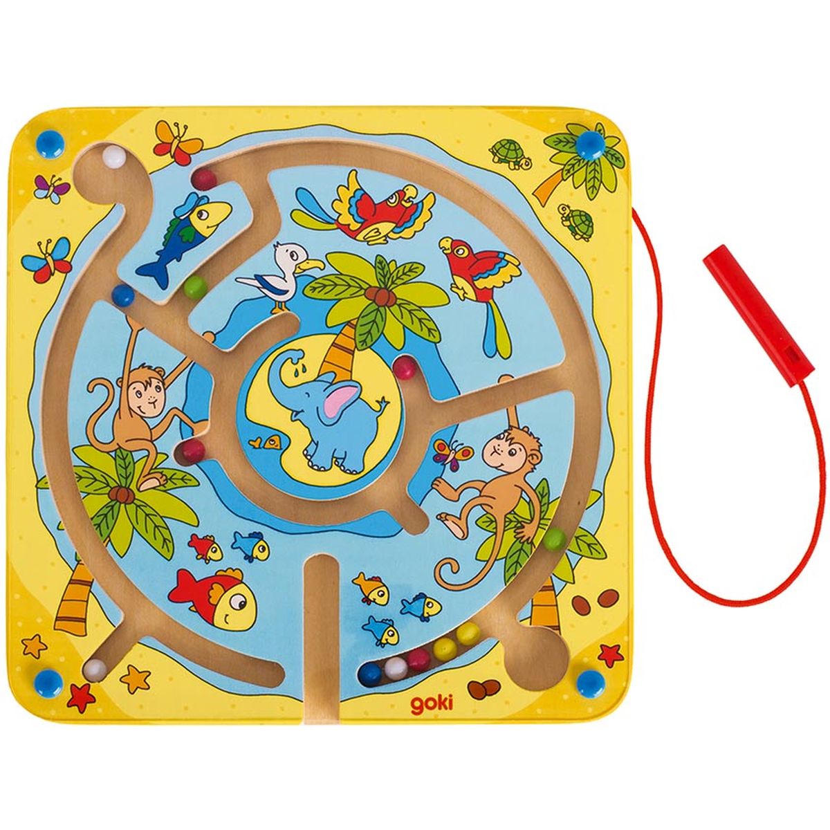 Magnetlabyrinth Insel