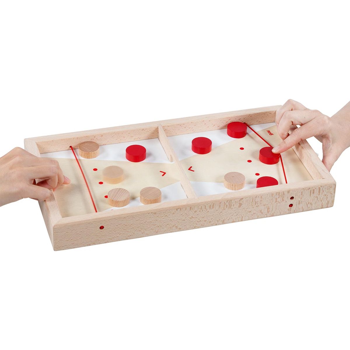 Super Puck Brettspiel, 2 in 1