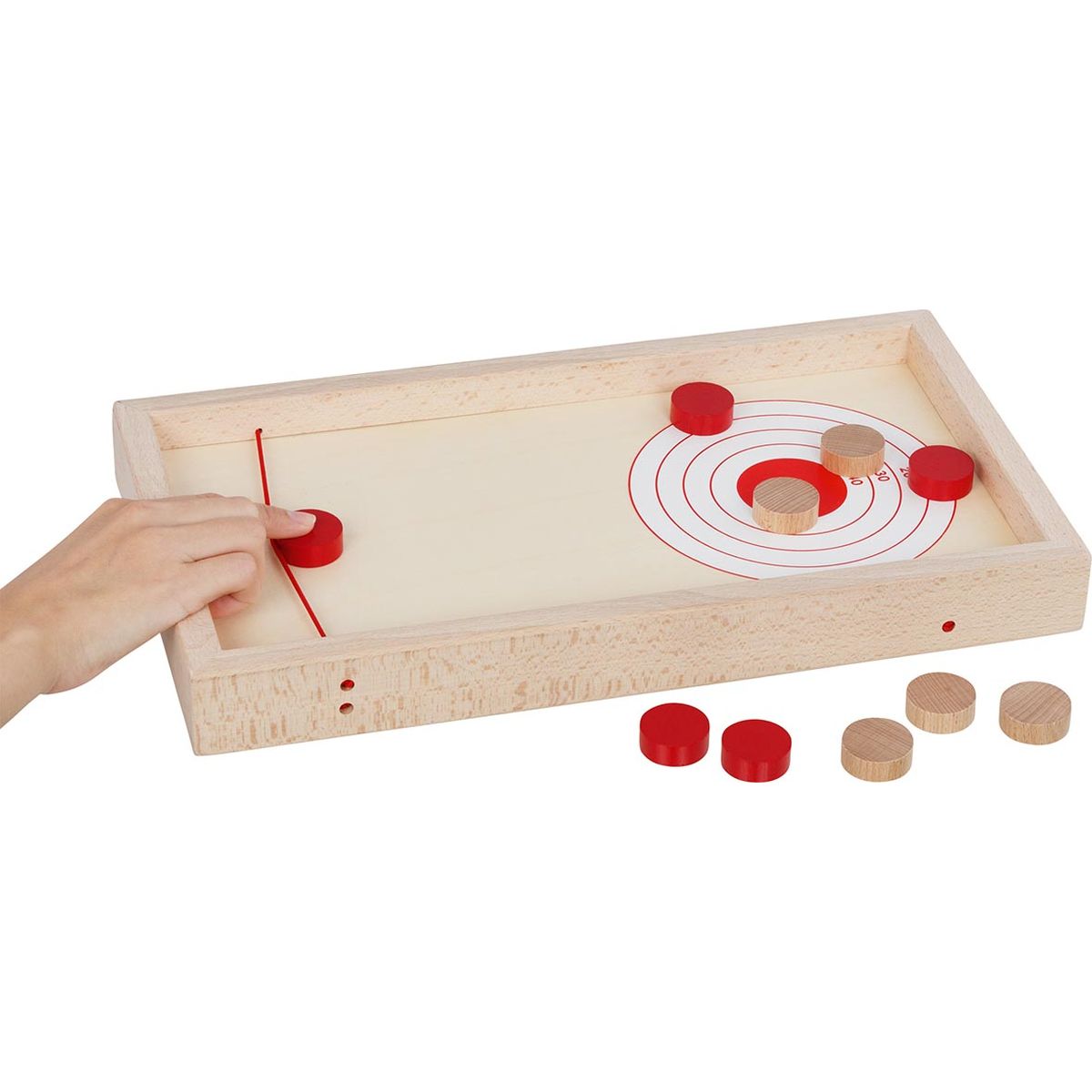 Super Puck Brettspiel, 2 in 1