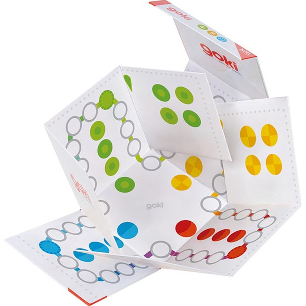 XXL Ludo im Würfel zum Aufklappen