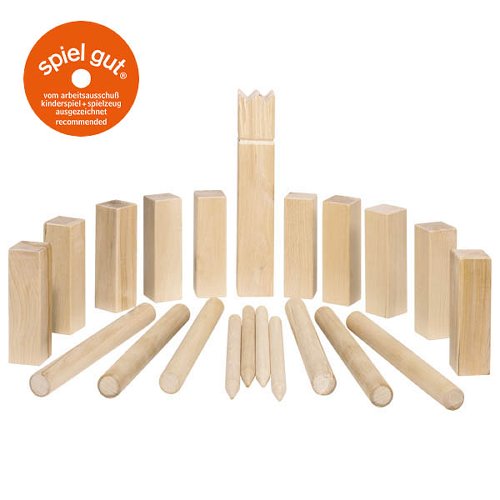 Wikingerspiel Kubb, im Baumwollbeutel