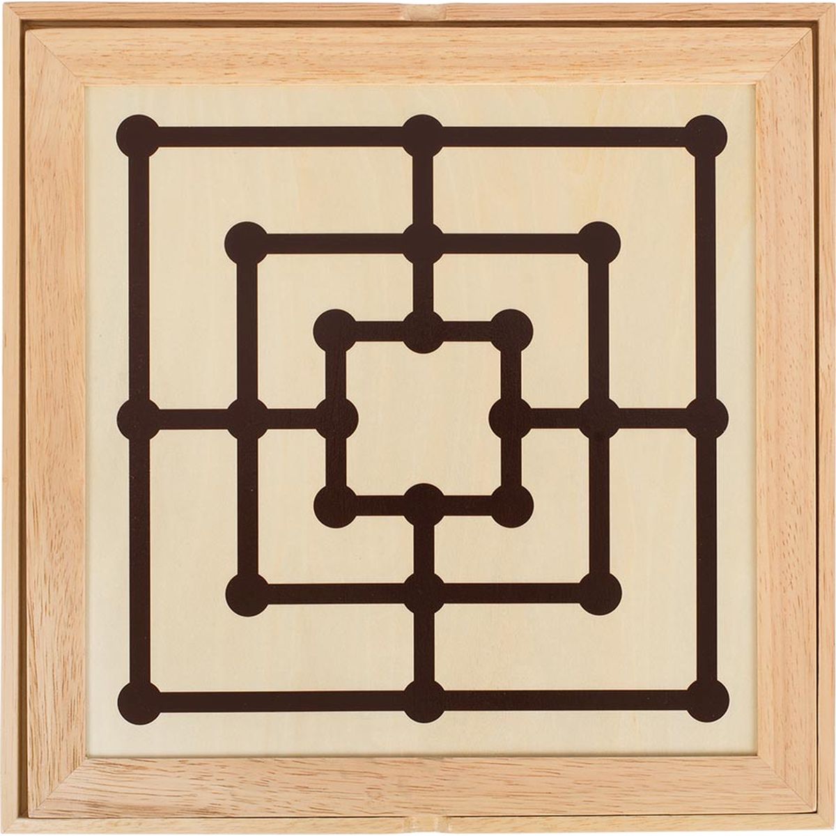 Spiele-Set Schach, Dame und Mühle
