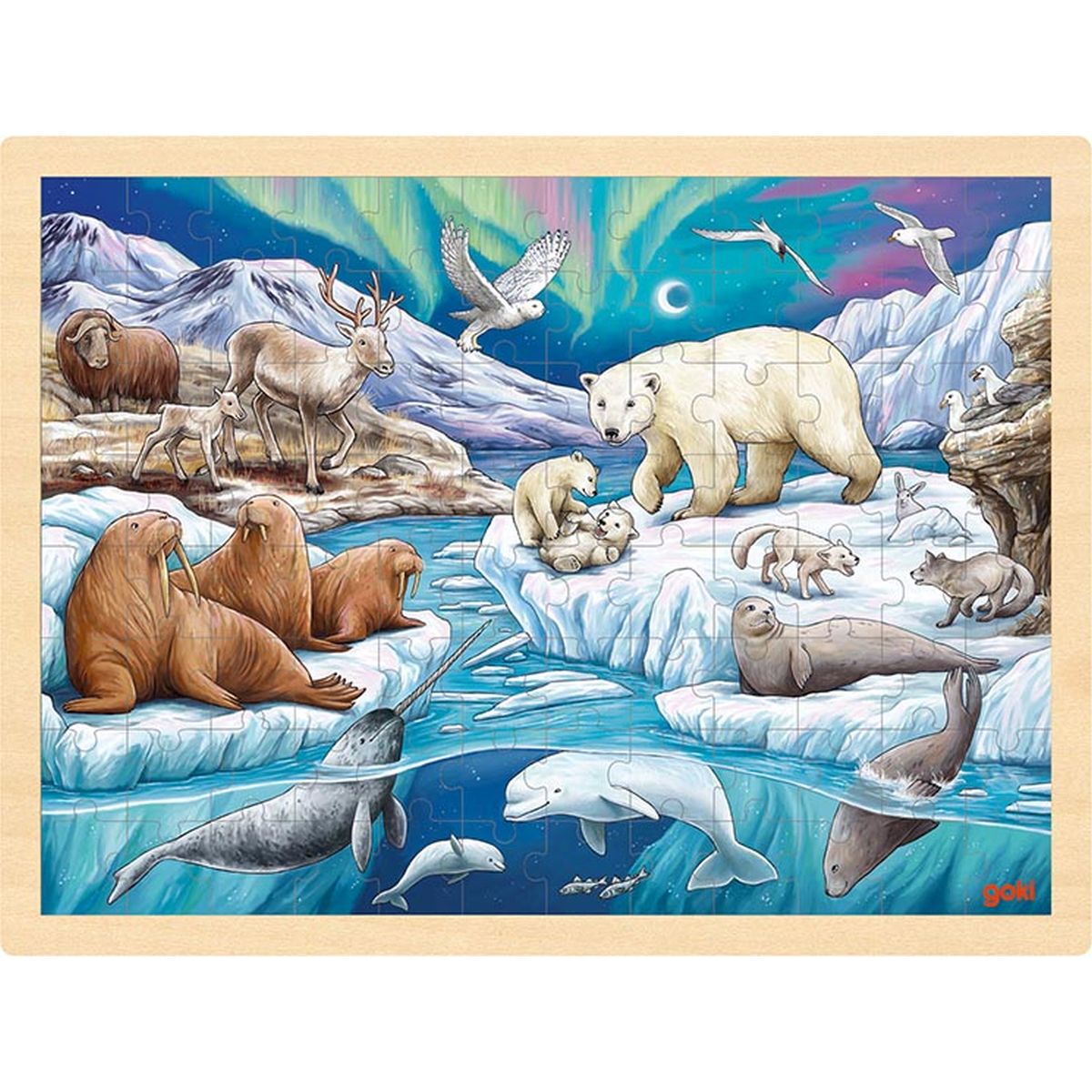 Einlegepuzzle Polarnacht