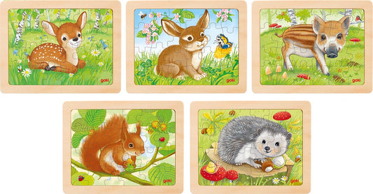 Einlegepuzzle Waldtiere