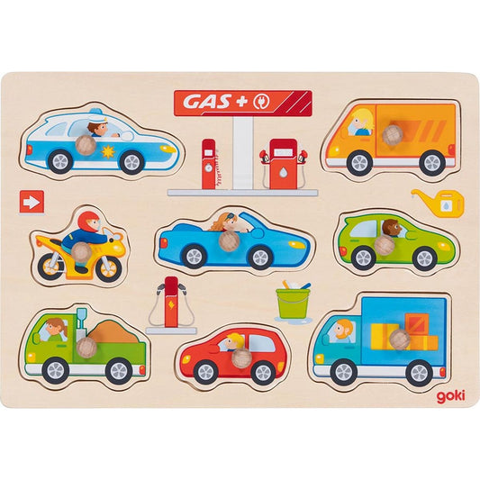 Steckpuzzle Tankstelle