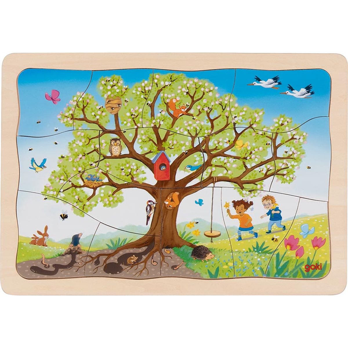 Schichtenpuzzle Mein Apfelbaum