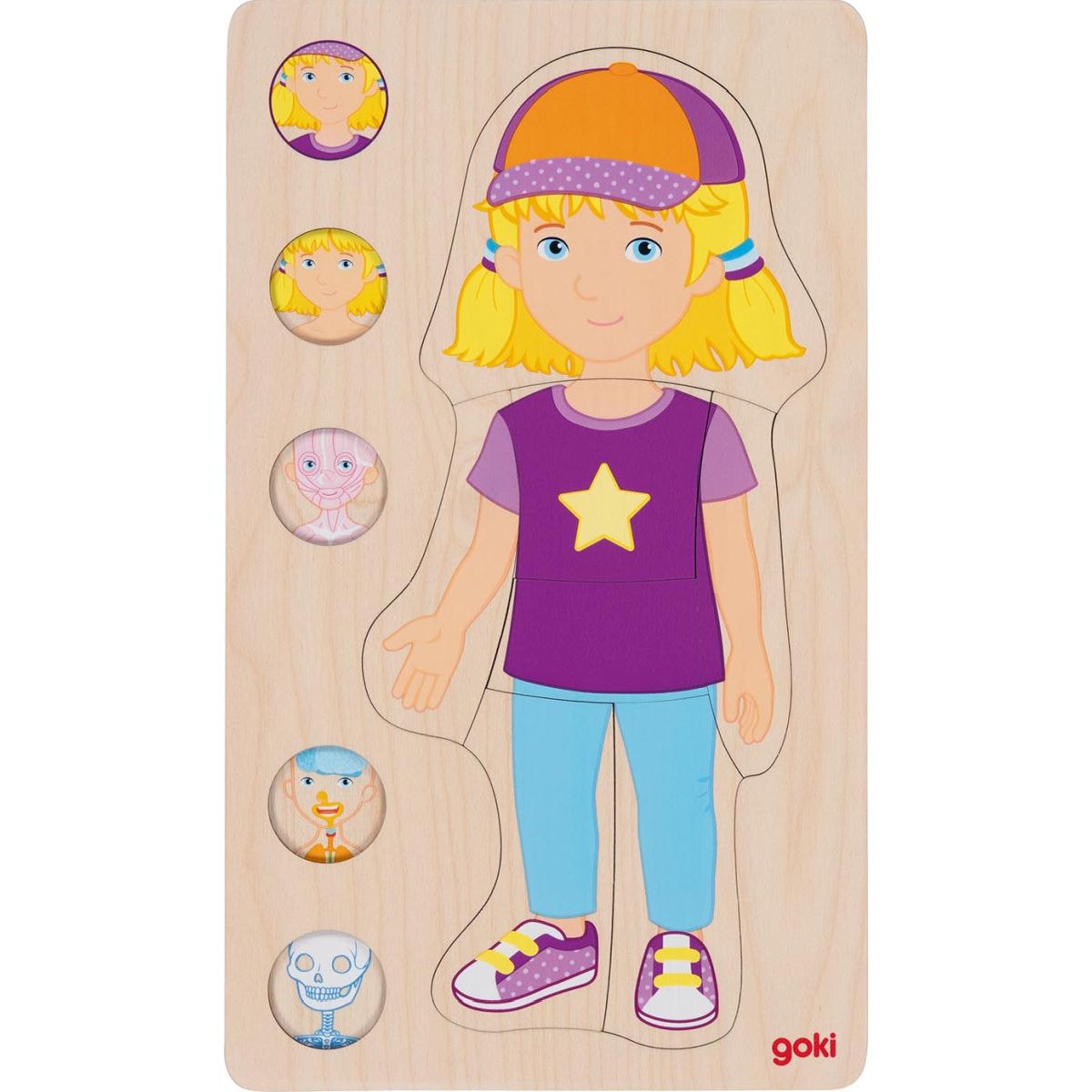 Schichtenpuzzle Mädchen