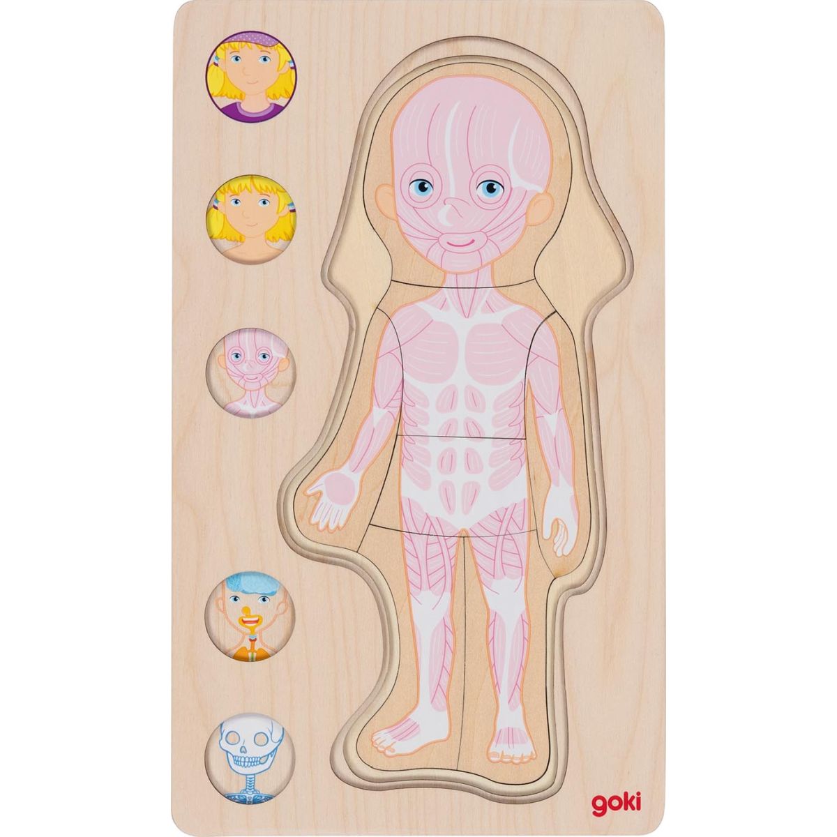 Schichtenpuzzle Mädchen