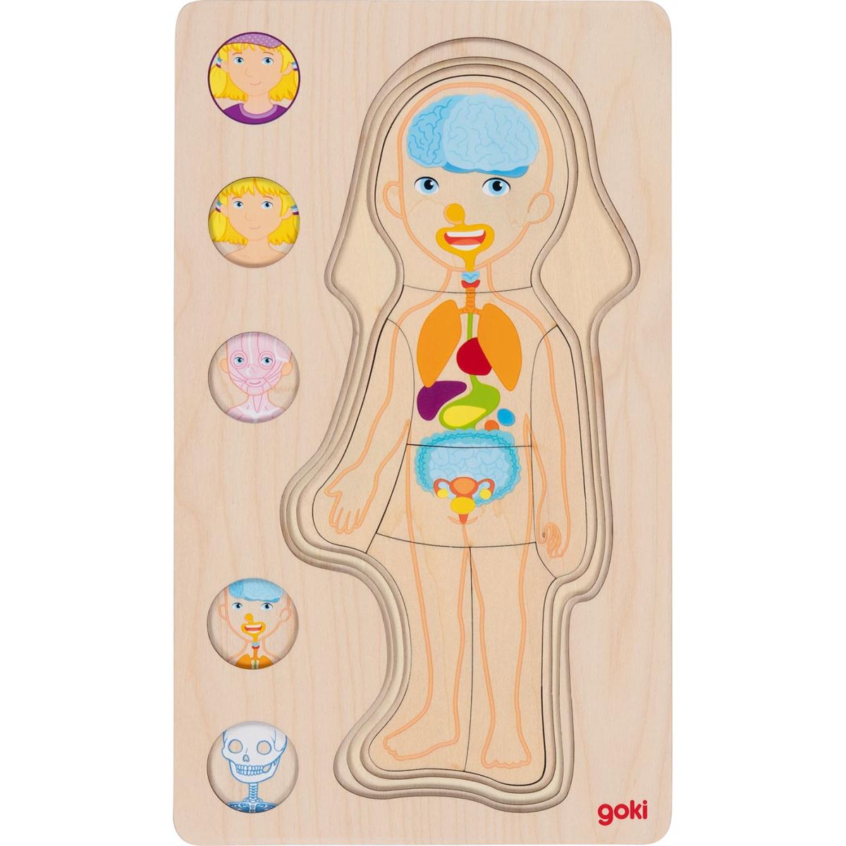 Schichtenpuzzle Mädchen