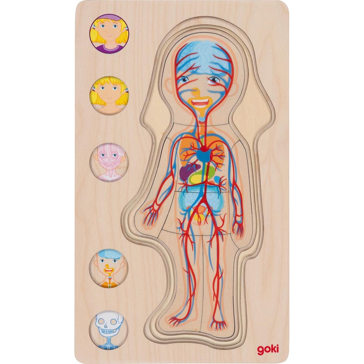 Schichtenpuzzle Mädchen