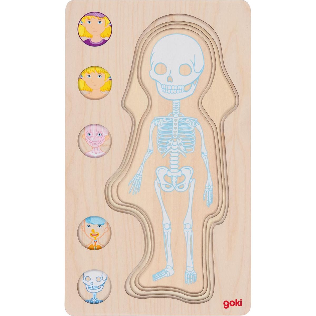 Schichtenpuzzle Mädchen