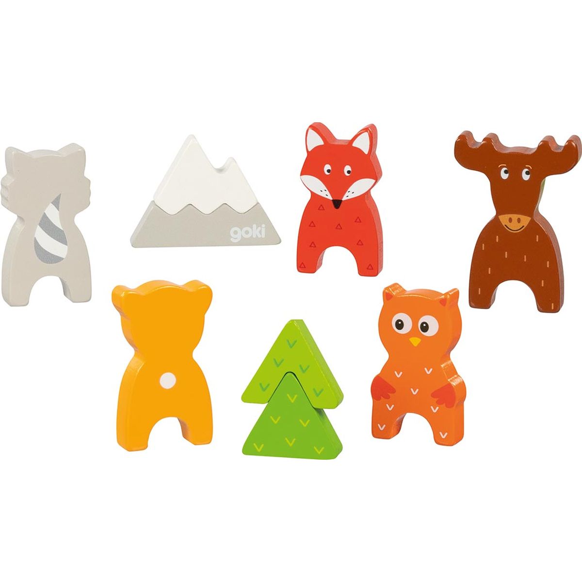 Einlegepuzzle Waldtiere