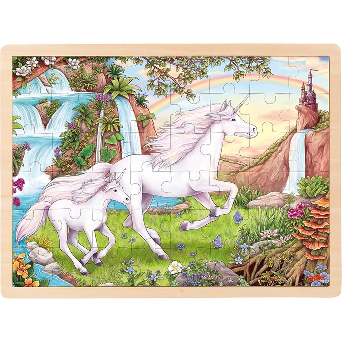 Einlegepuzzle Einhorn