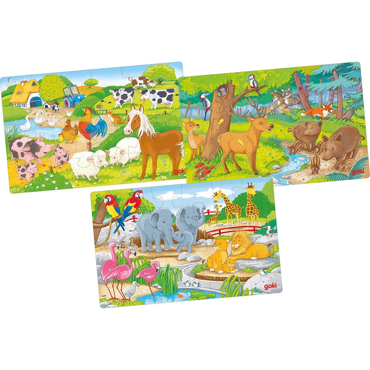 Puzzles Tiere