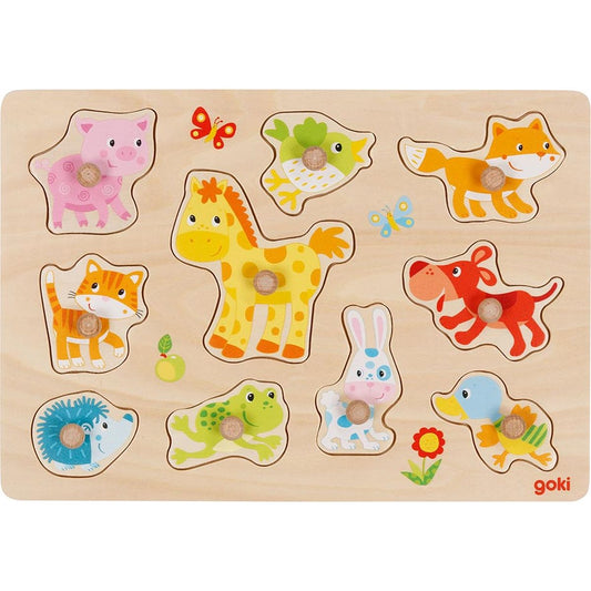 Steckpuzzle Tierkinder