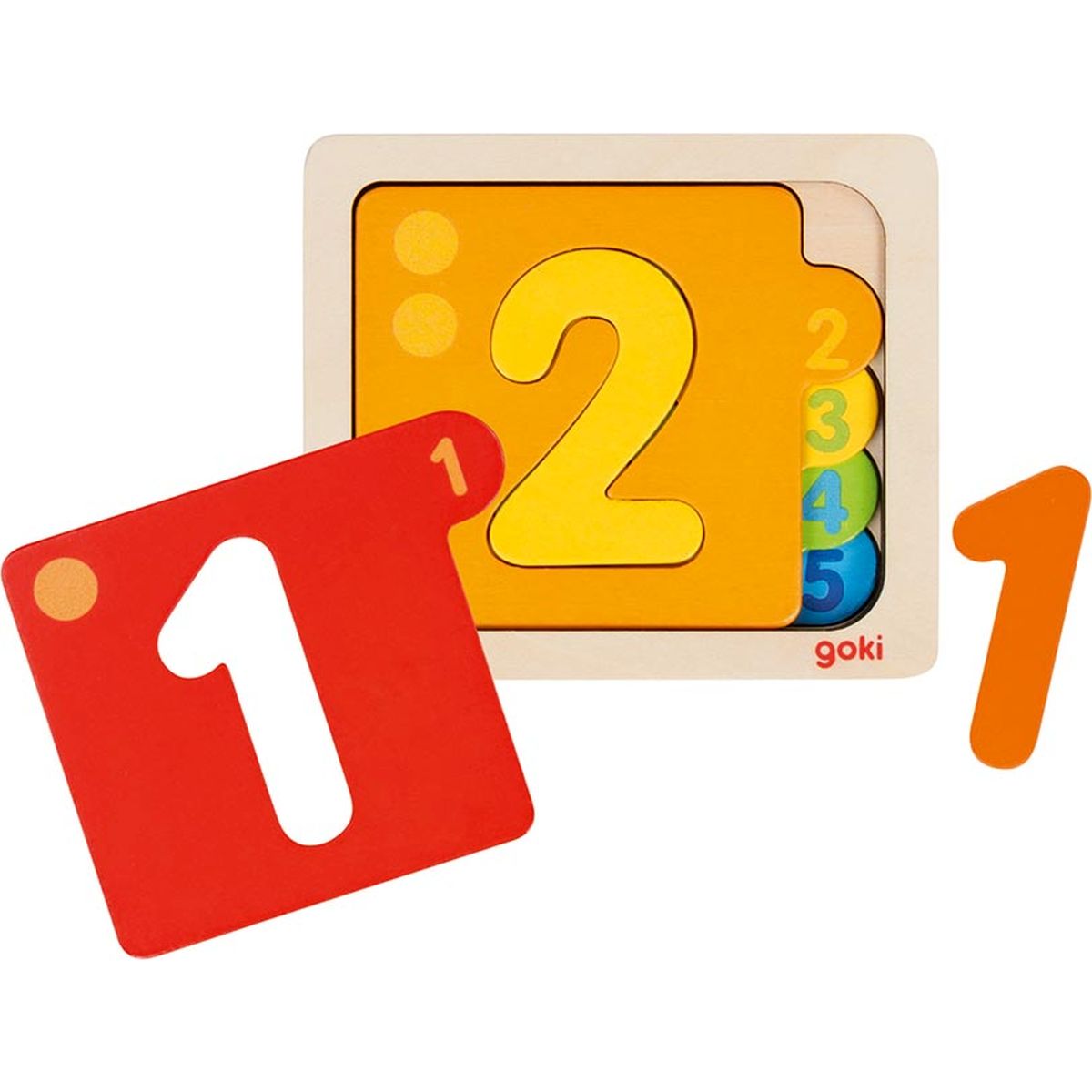 Schichtenpuzzle Zahlen
