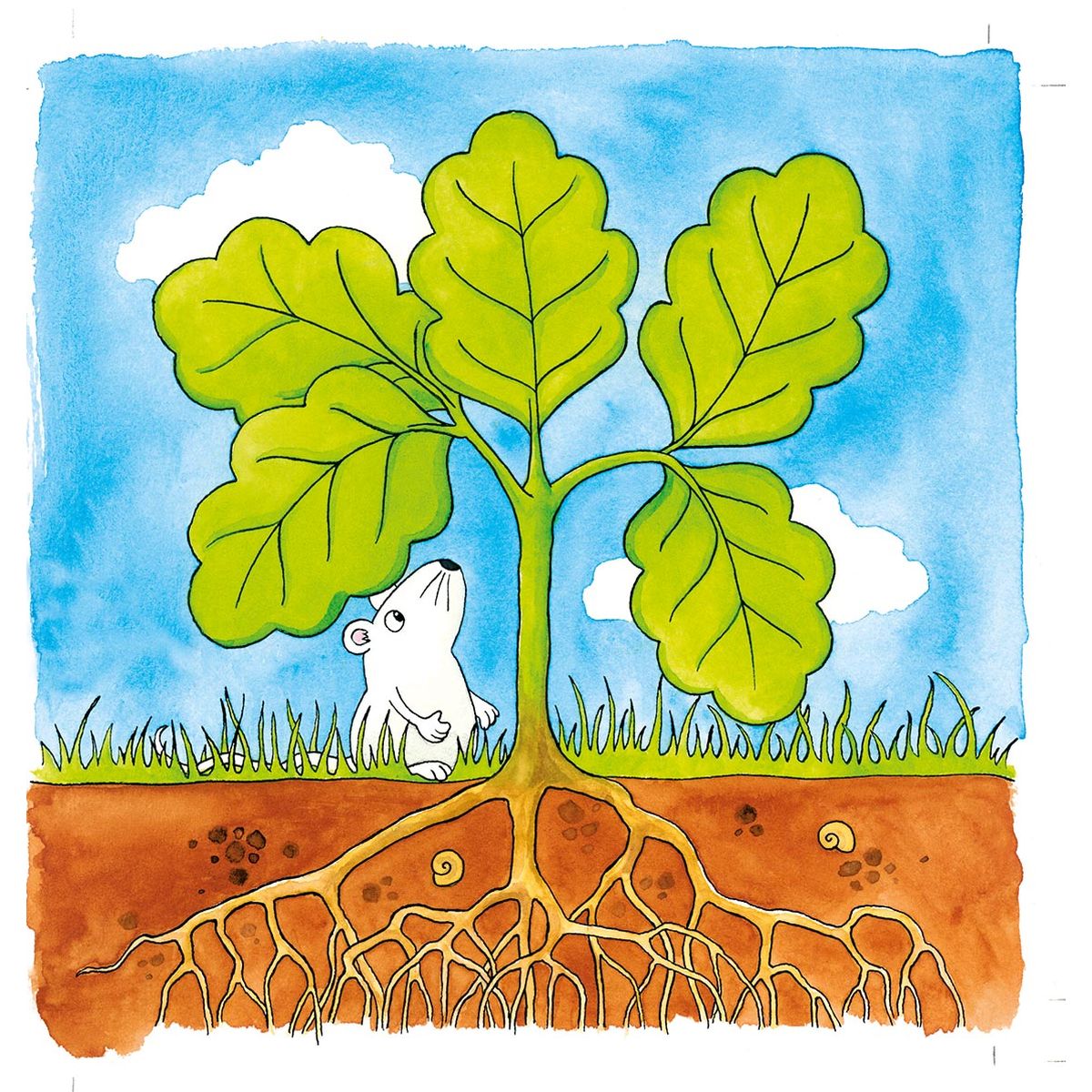 Schichtenpuzzle Der Baum