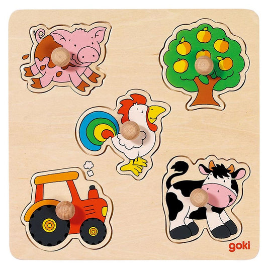 Steckpuzzle Auf dem Land