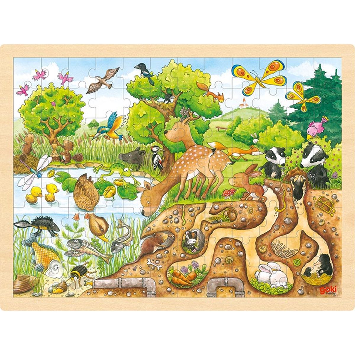 Einlegepuzzle Erlebnis Natur