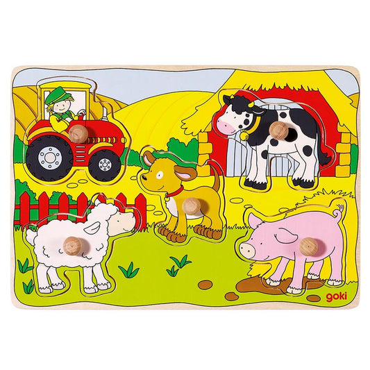 Steckpuzzle Auf dem Bauernhof