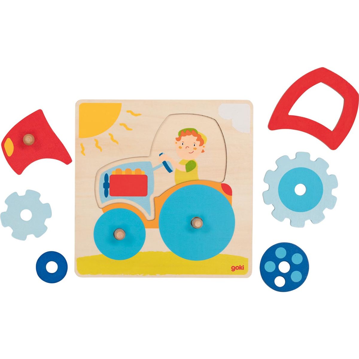 Steckpuzzle Traktor