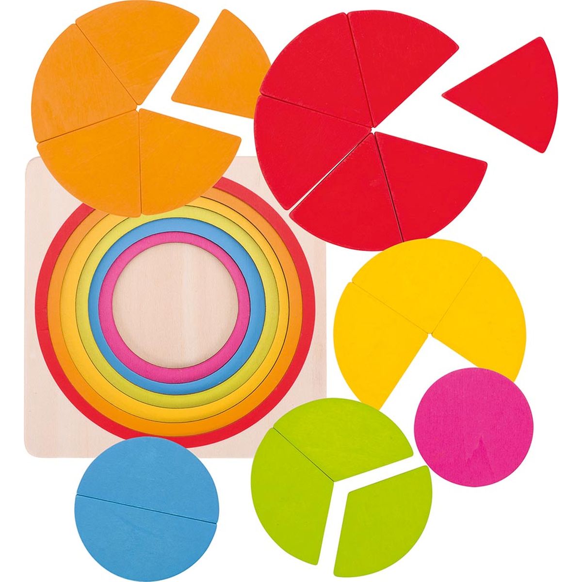 Schichtenpuzzle Kreis