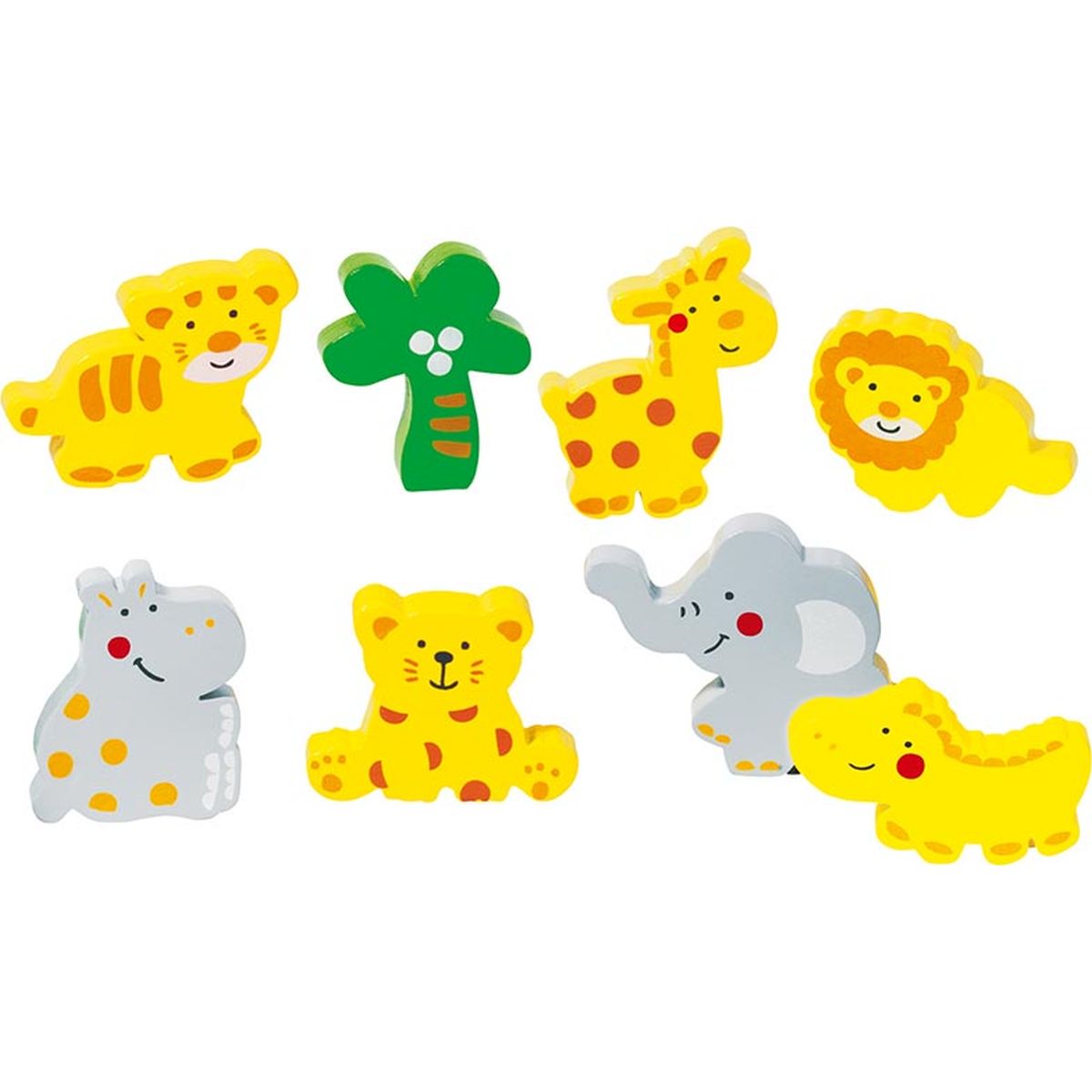 Einlegepuzzle Wilde Tiere