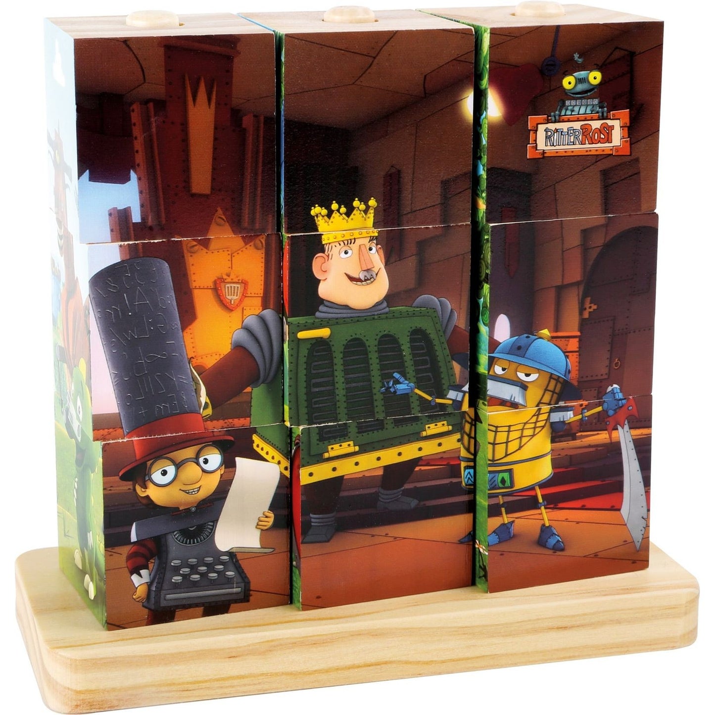 Ritter Rost Steck-Würfelpuzzle