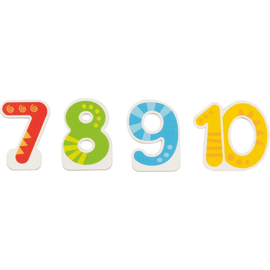 Zusätzliche Zahlen 7, 8, 9, 10