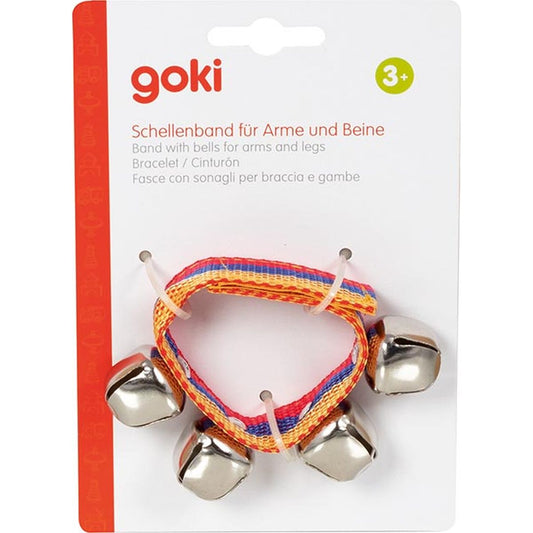 Schellenband für Arme und Beine mit 4 Glocken